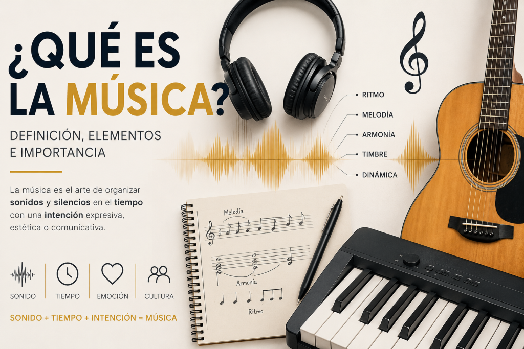 Qué es la música, Definición elementos historia y significado