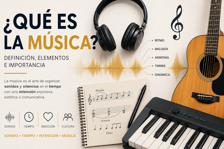 Qué es la música, Definición elementos historia y significado